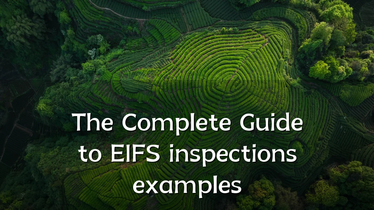The Complete Guide to EIFS inspections examples