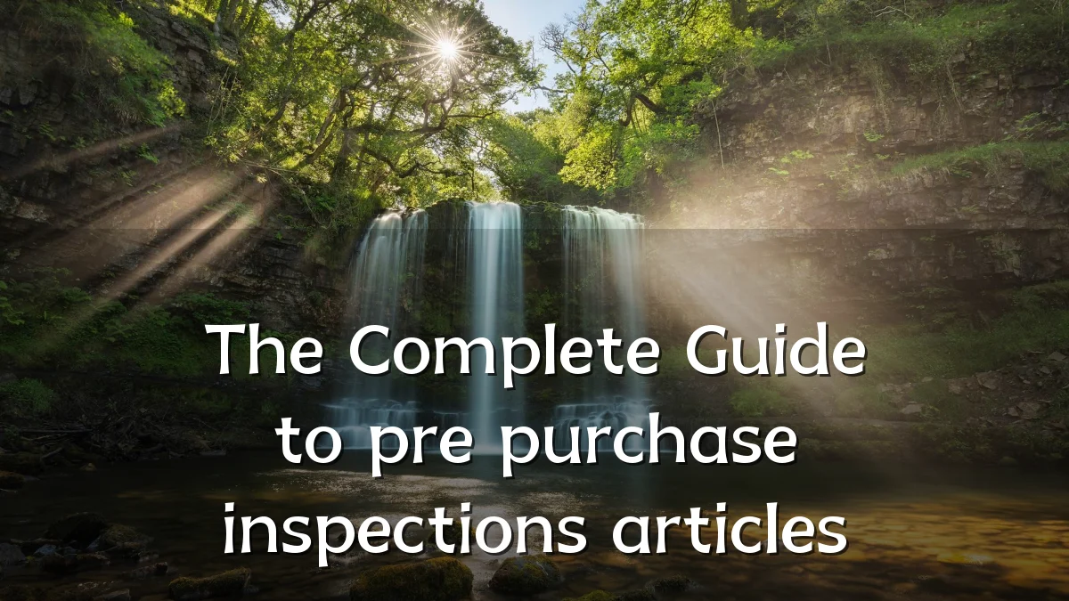 The Complete Guide to pre purchase inspections articles