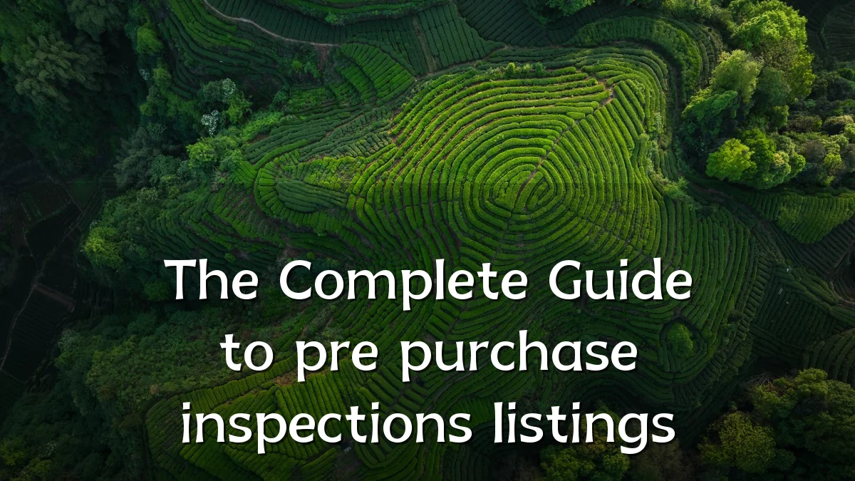 The Complete Guide to pre purchase inspections listings