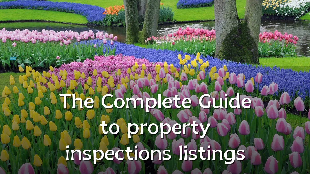 The Complete Guide to property inspections listings