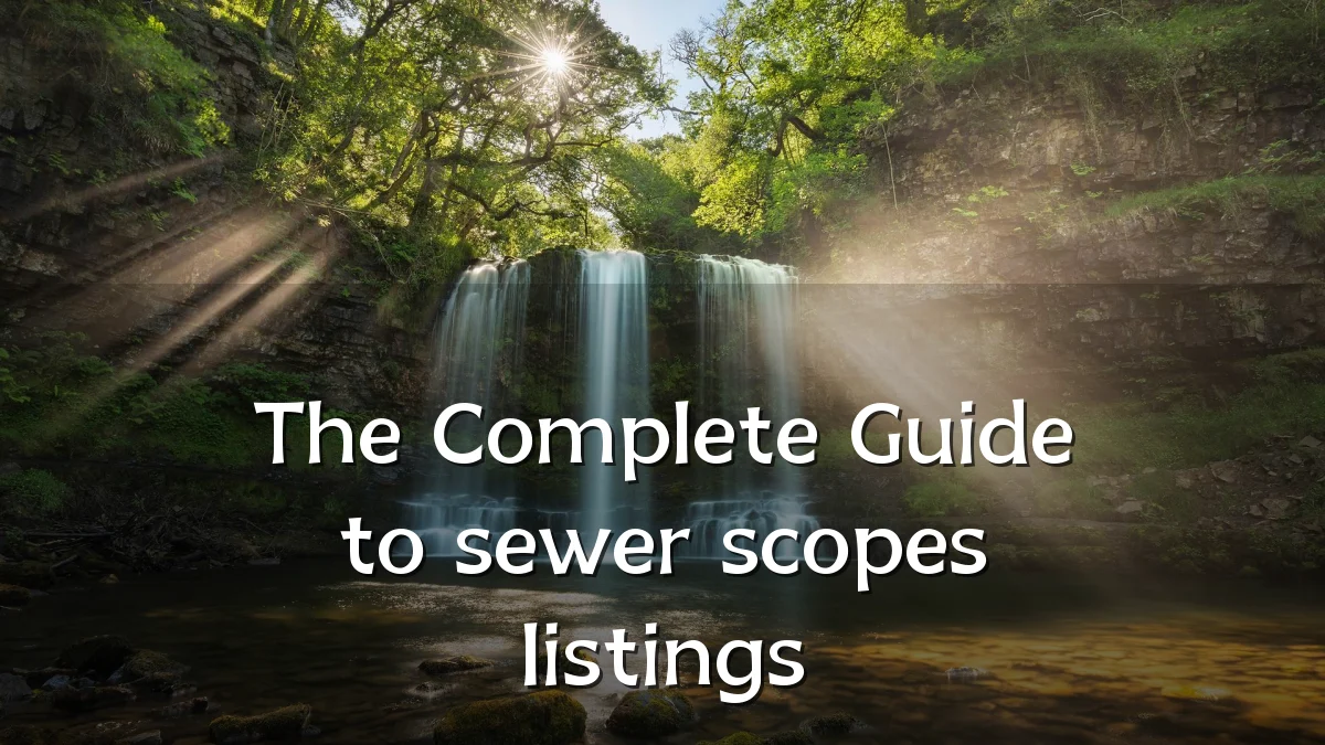 The Complete Guide to sewer scopes listings