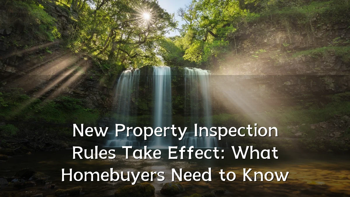 New Property Inspection Rules Take Effect: What Homebuyers Need to Know