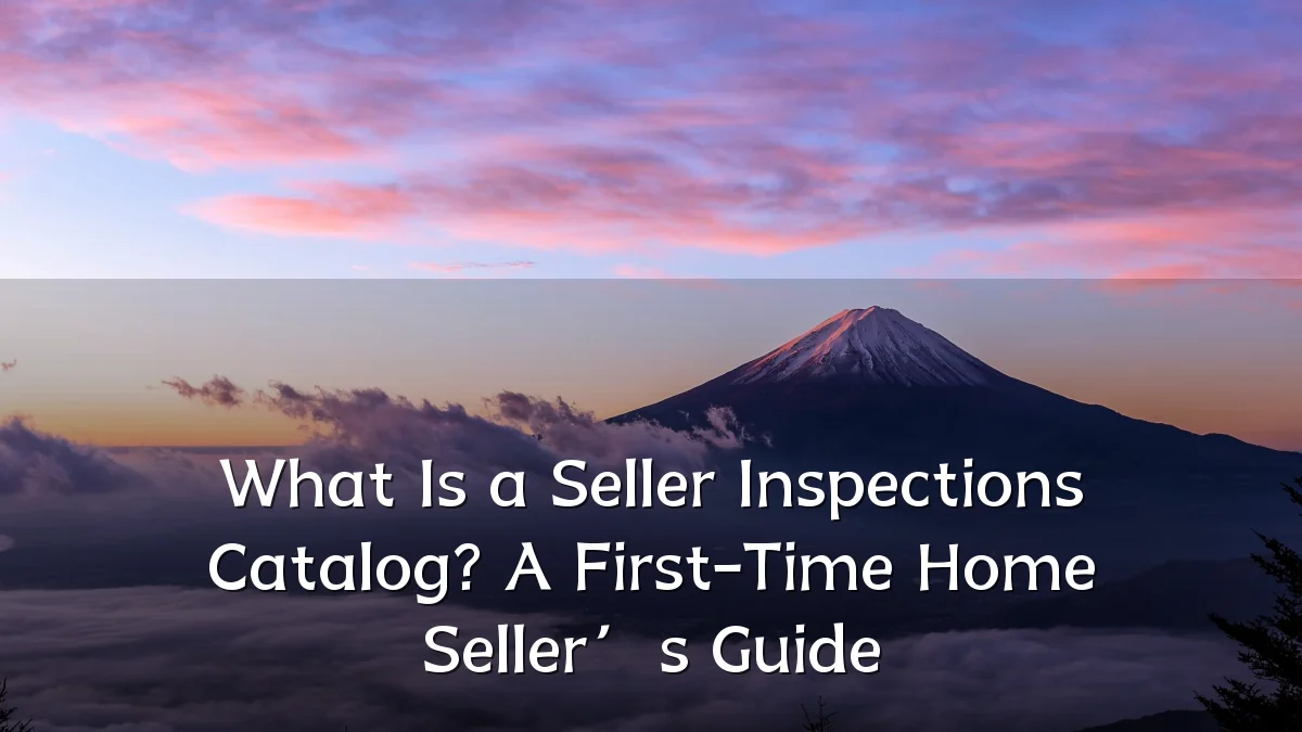 What Is a Seller Inspections Catalog? A First-Time Home Seller’s Guide