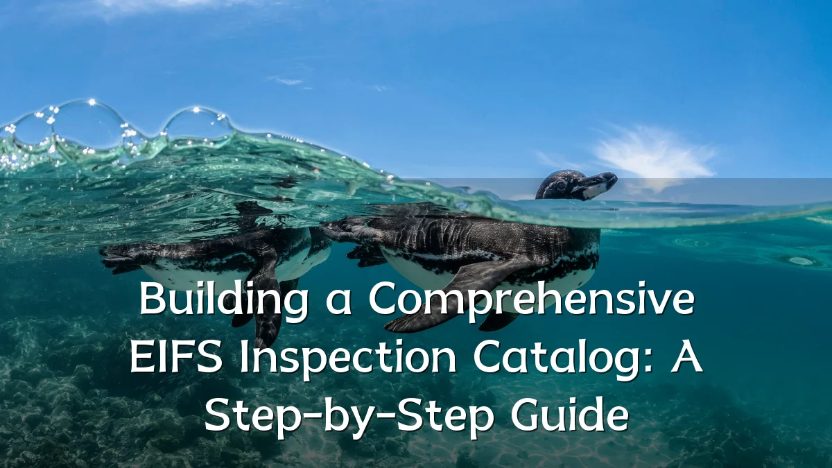 Building a Comprehensive EIFS Inspection Catalog: A Step-by-Step Guide