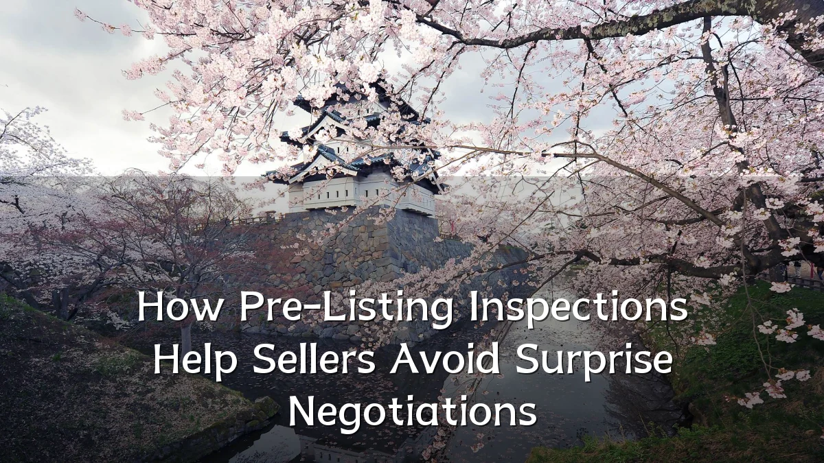 How Pre-Listing Inspections Help Sellers Avoid Surprise Negotiations