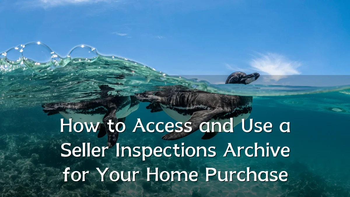 How to Access and Use a Seller Inspections Archive for Your Home Purchase