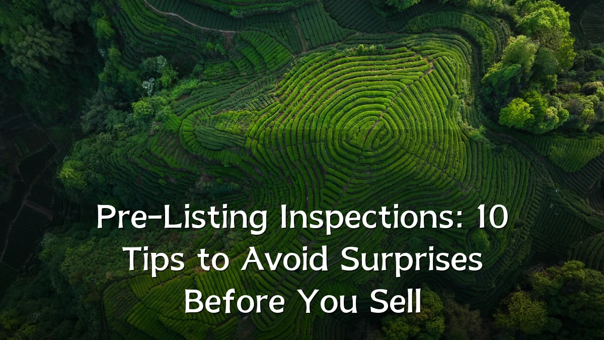 Pre-Listing Inspections: 10 Tips to Avoid Surprises Before You Sell