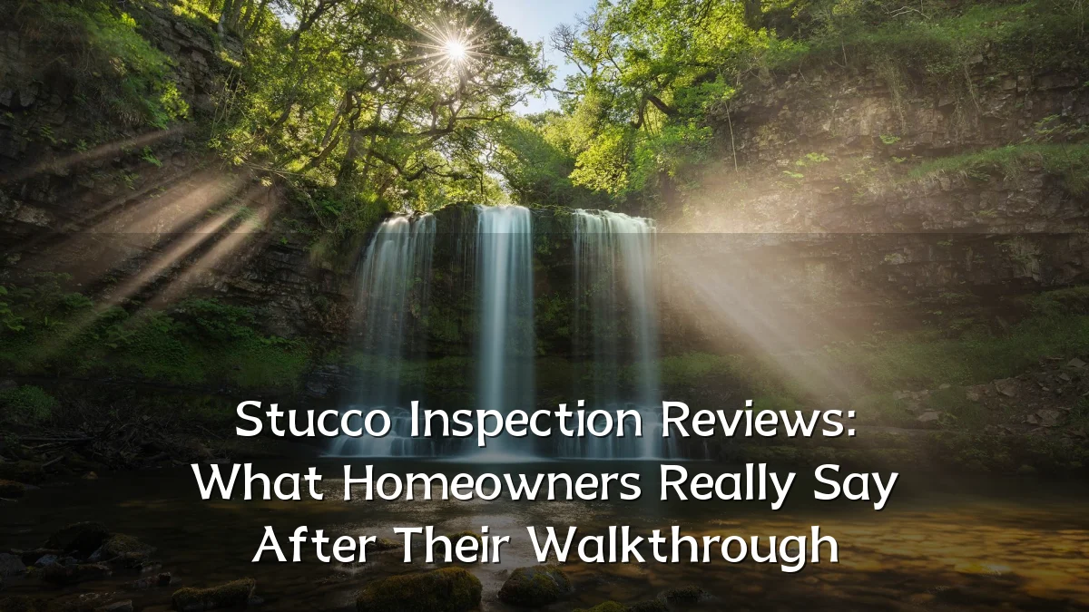 Stucco Inspection Reviews: What Homeowners Really Say After Their Walkthrough
