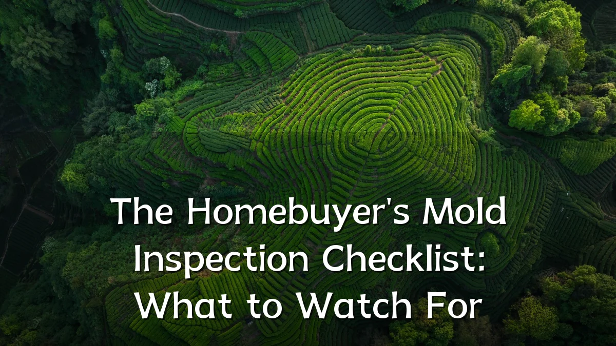 The Homebuyer's Mold Inspection Checklist: What to Watch For