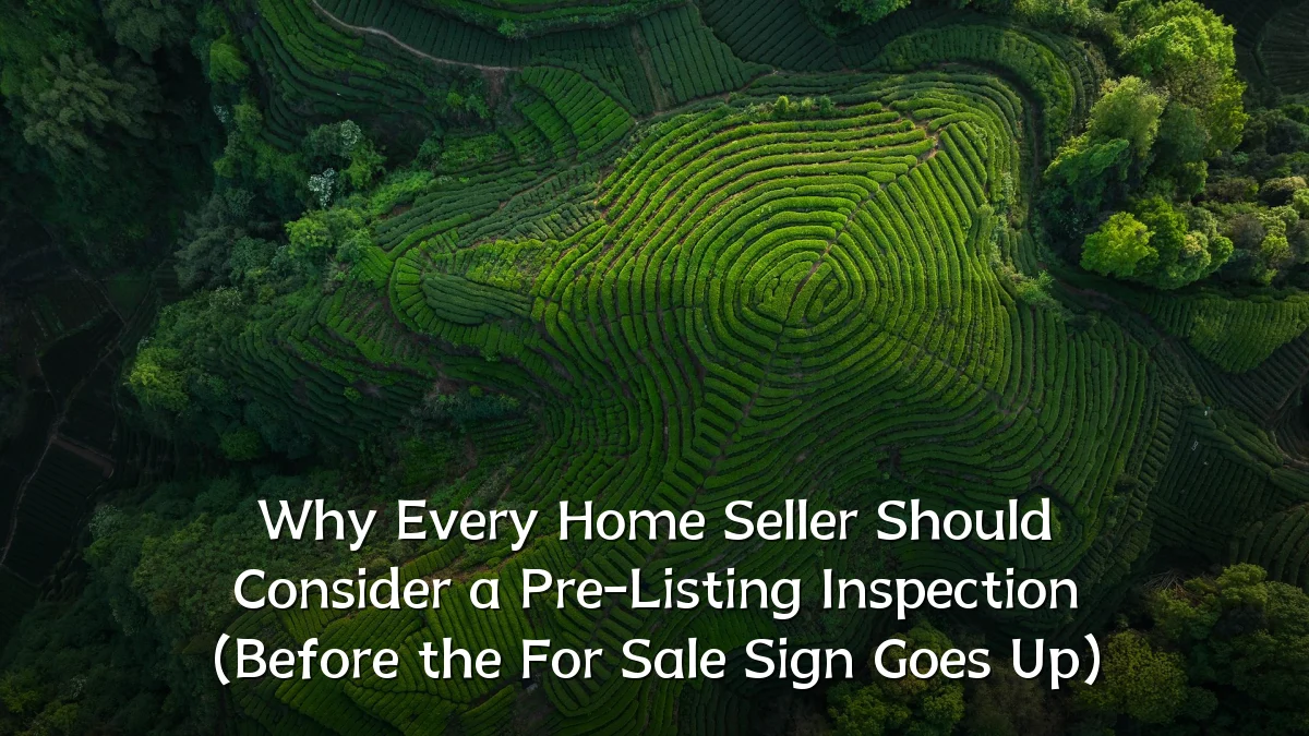 Why Every Home Seller Should Consider a Pre-Listing Inspection (Before the For Sale Sign Goes Up)